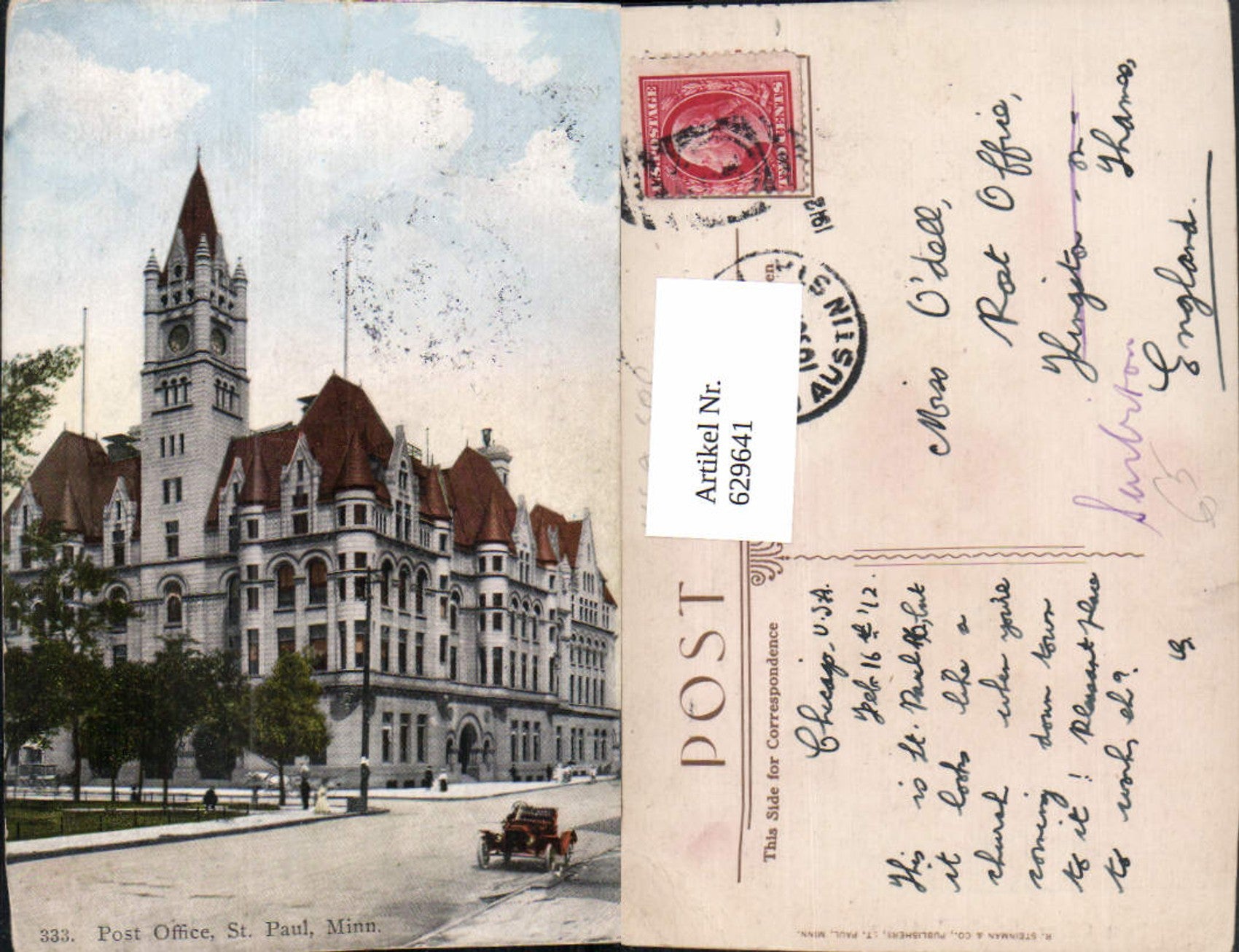 Alte Ansichtskarte – Old Postcard