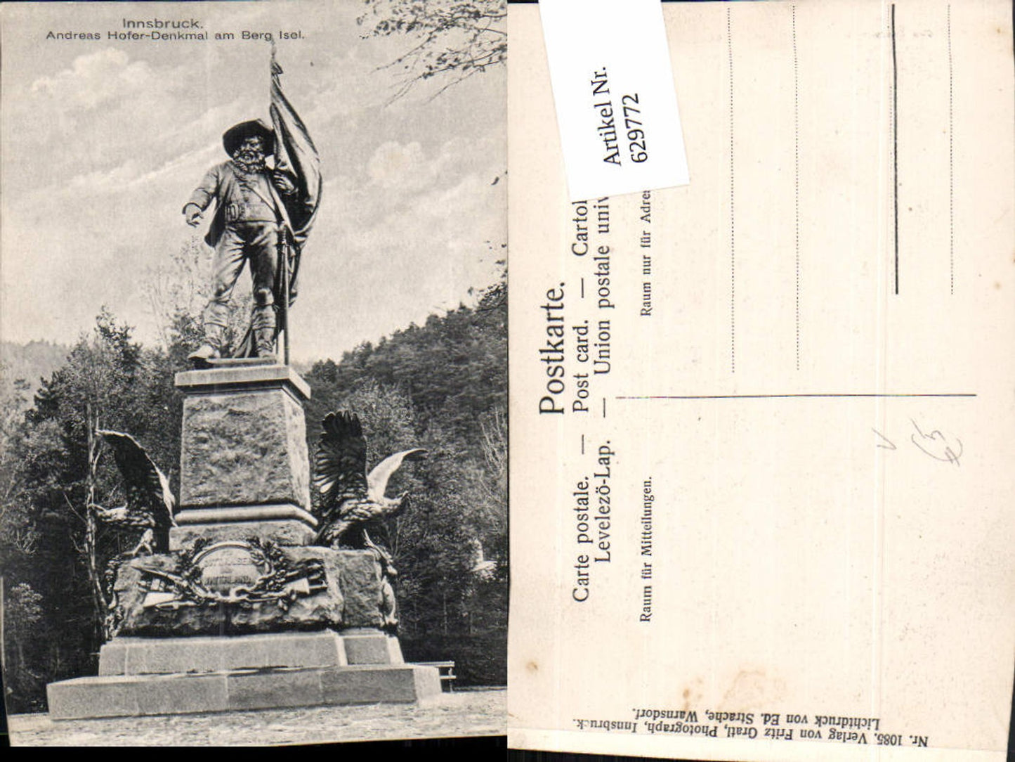 Alte Ansichtskarte – Old Postcard