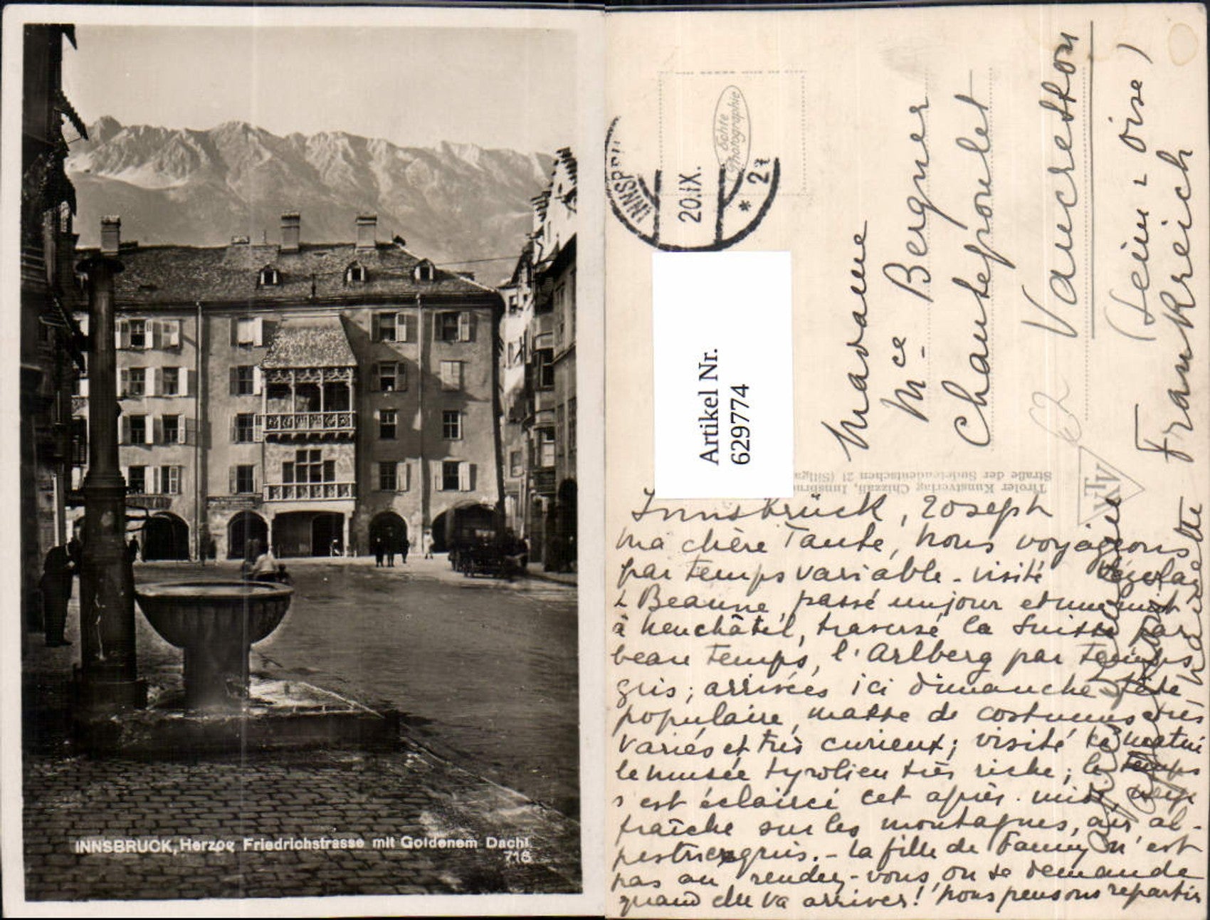 Alte Ansichtskarte – Old Postcard