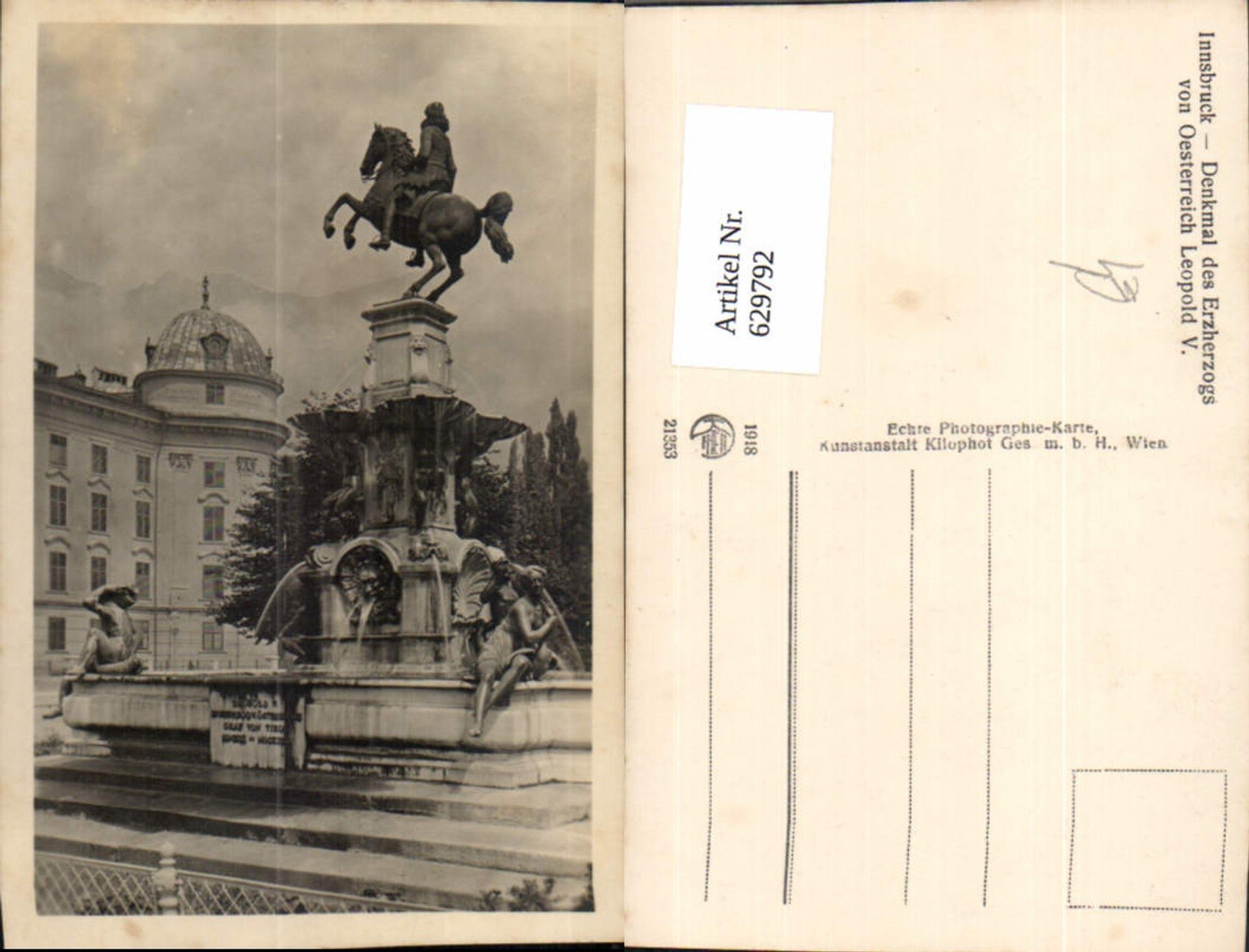 Alte Ansichtskarte – Old Postcard