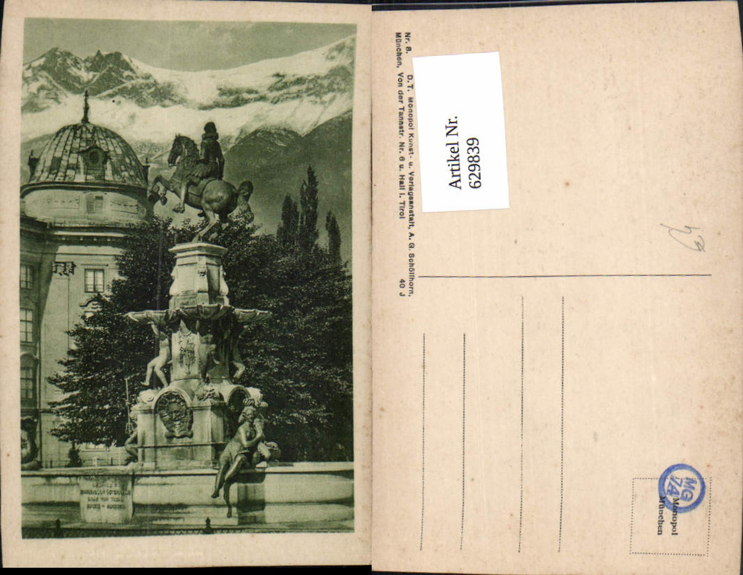 Alte Ansichtskarte – Old Postcard