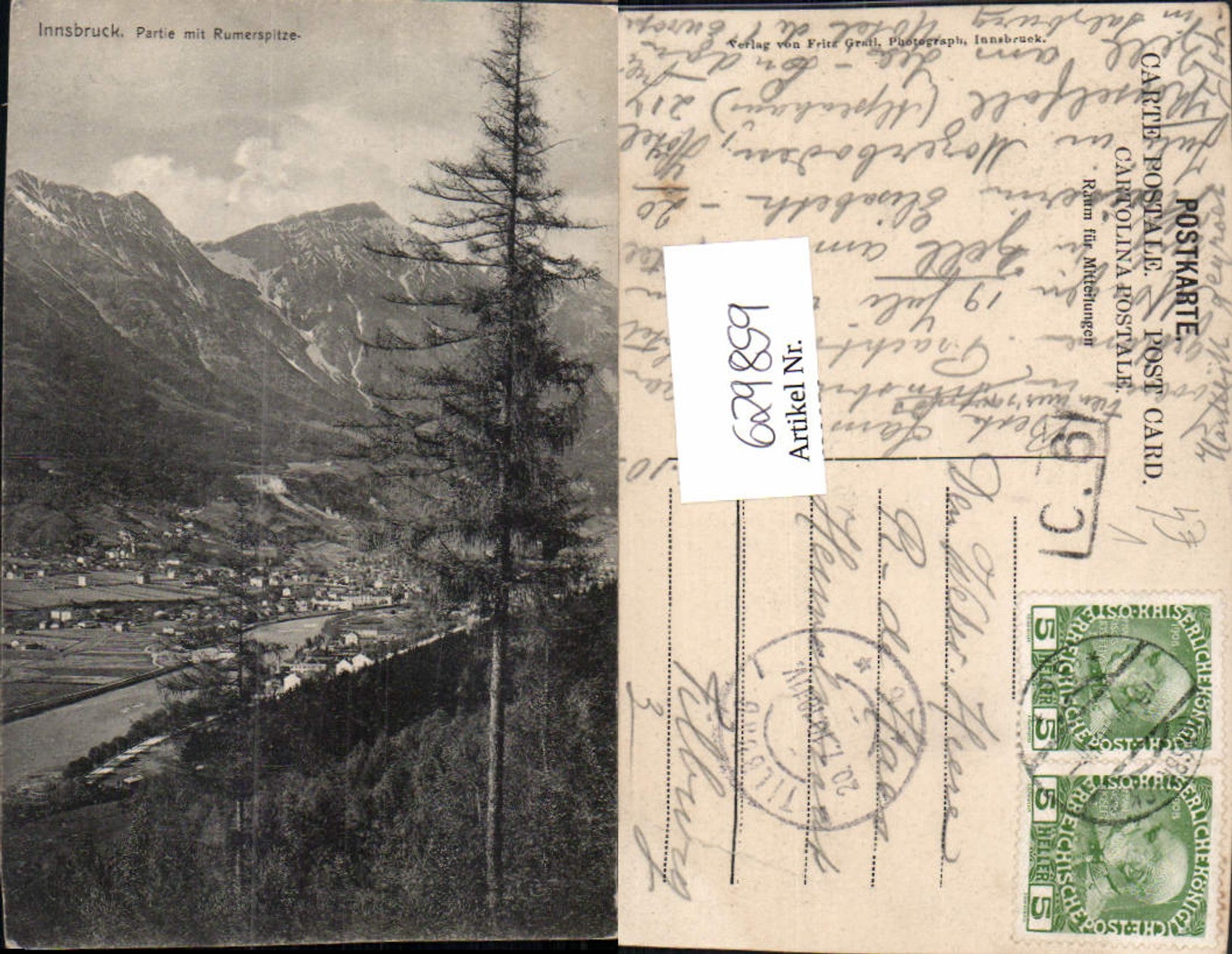 Alte Ansichtskarte – Old Postcard