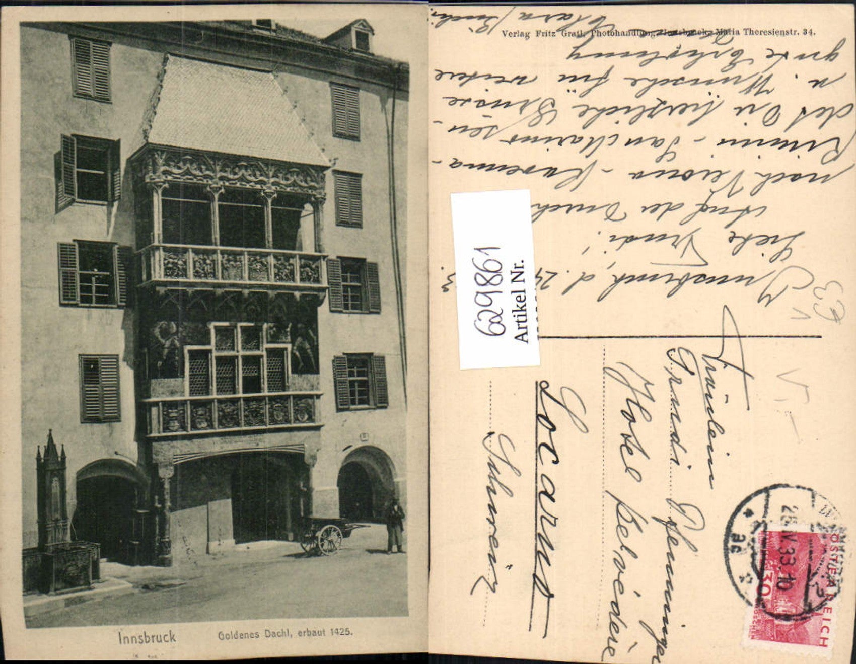Alte Ansichtskarte – Old Postcard