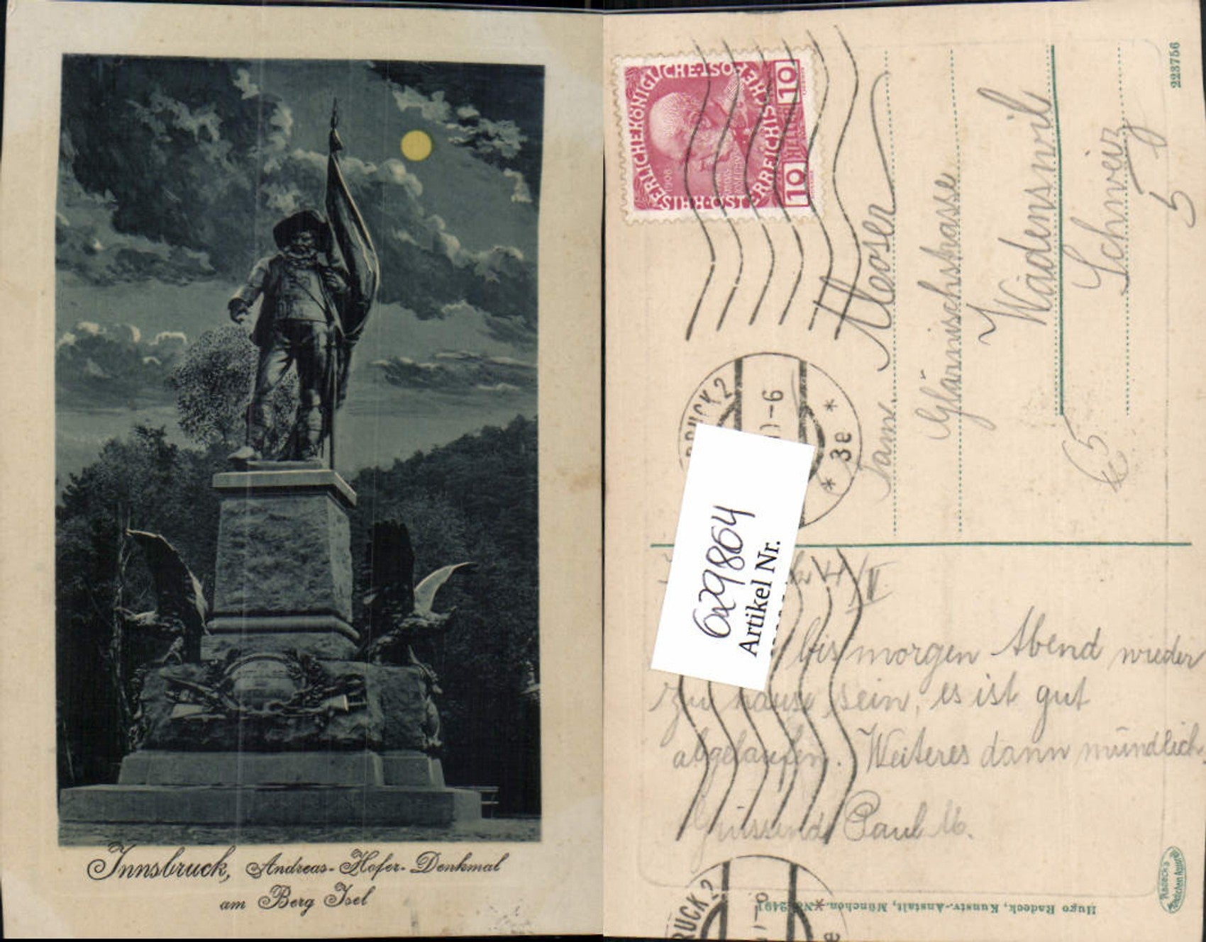 Alte Ansichtskarte – Old Postcard