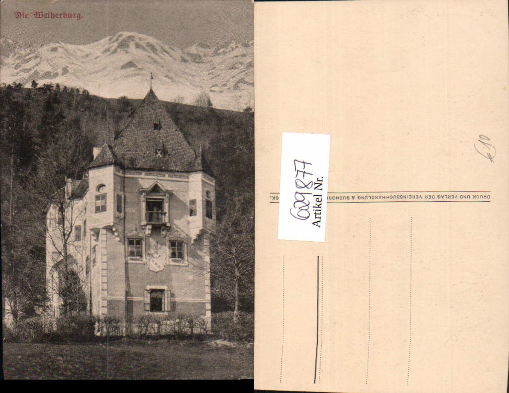 Alte Ansichtskarte – Old Postcard