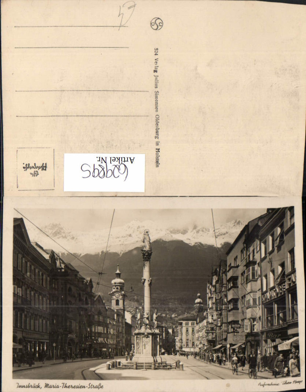 Alte Ansichtskarte – Old Postcard
