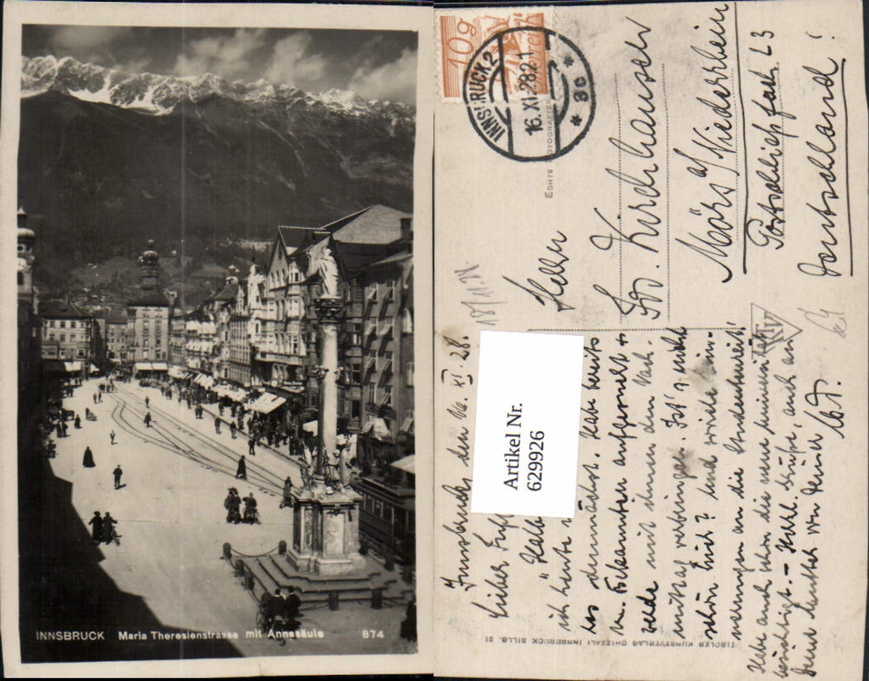 Alte Ansichtskarte – Old Postcard