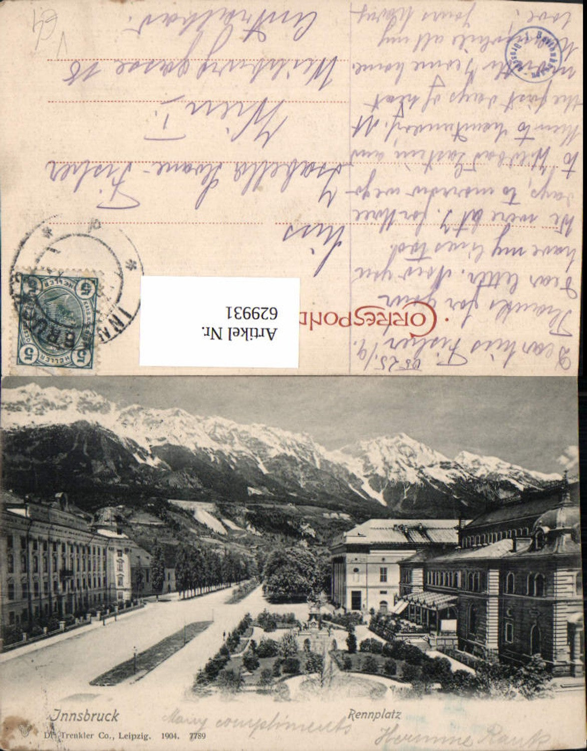 Alte Ansichtskarte – Old Postcard