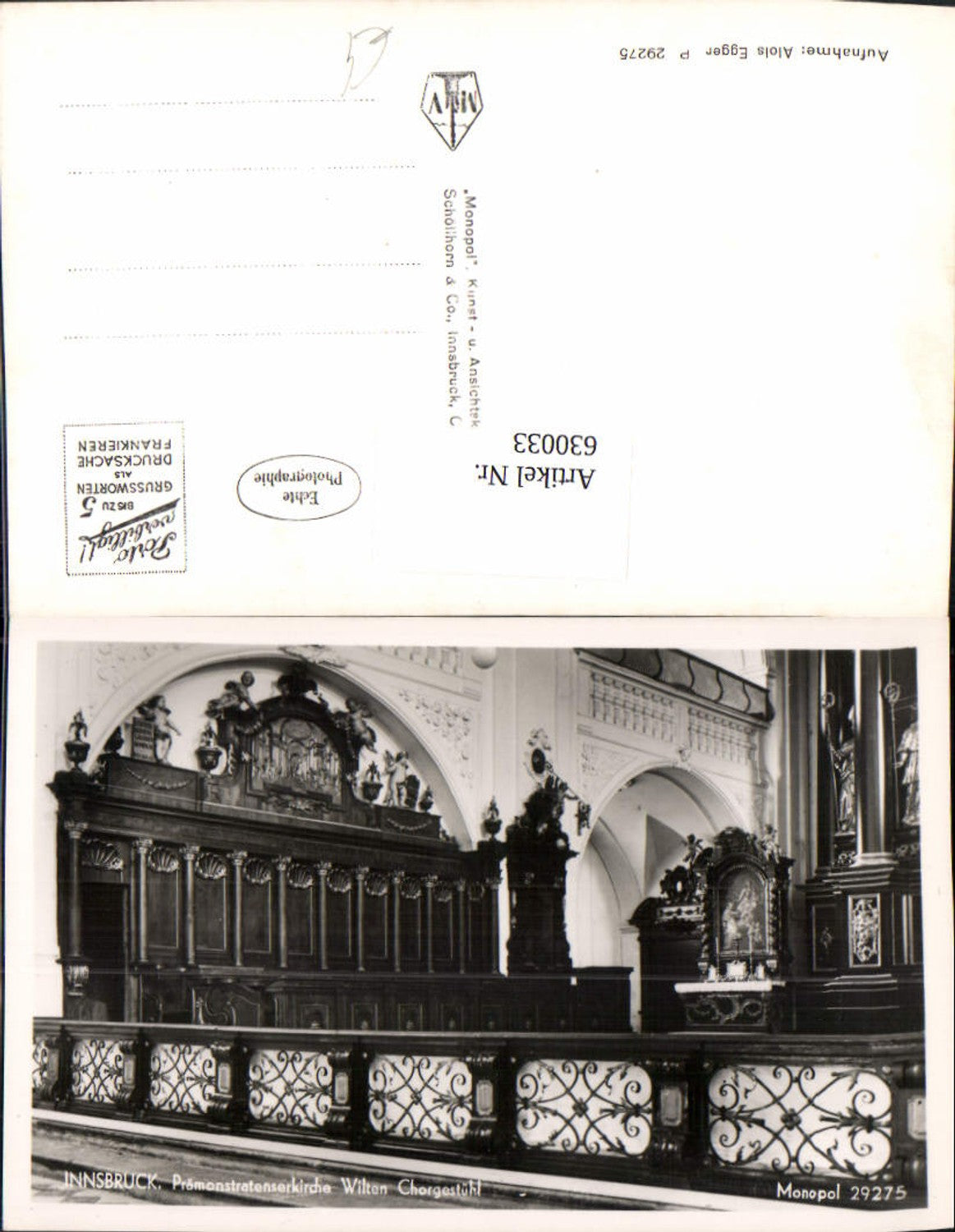 Alte Ansichtskarte – Old Postcard