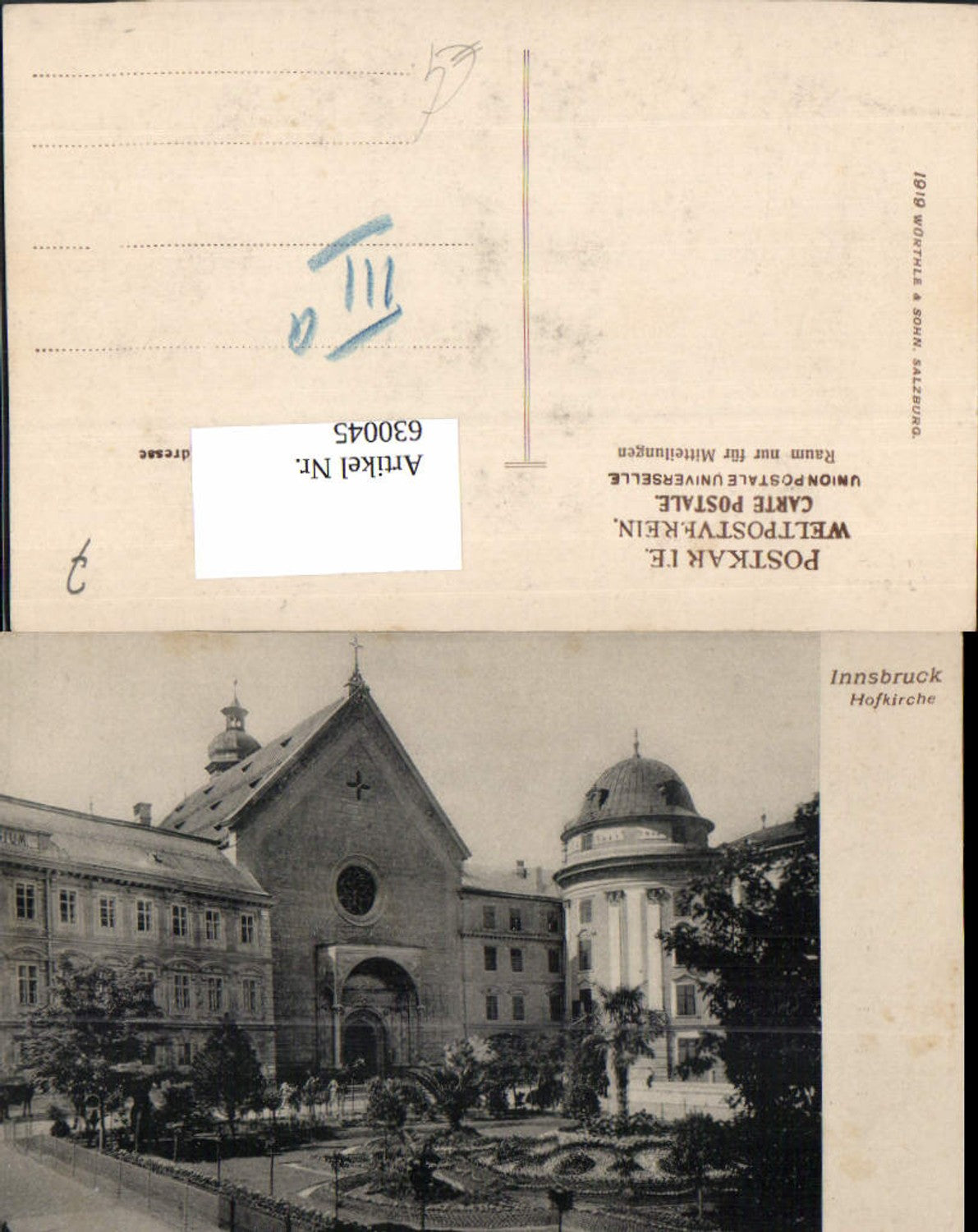 Alte Ansichtskarte – Old Postcard