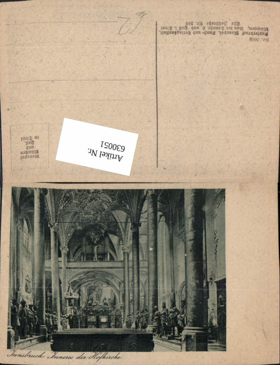 Alte Ansichtskarte – Old Postcard