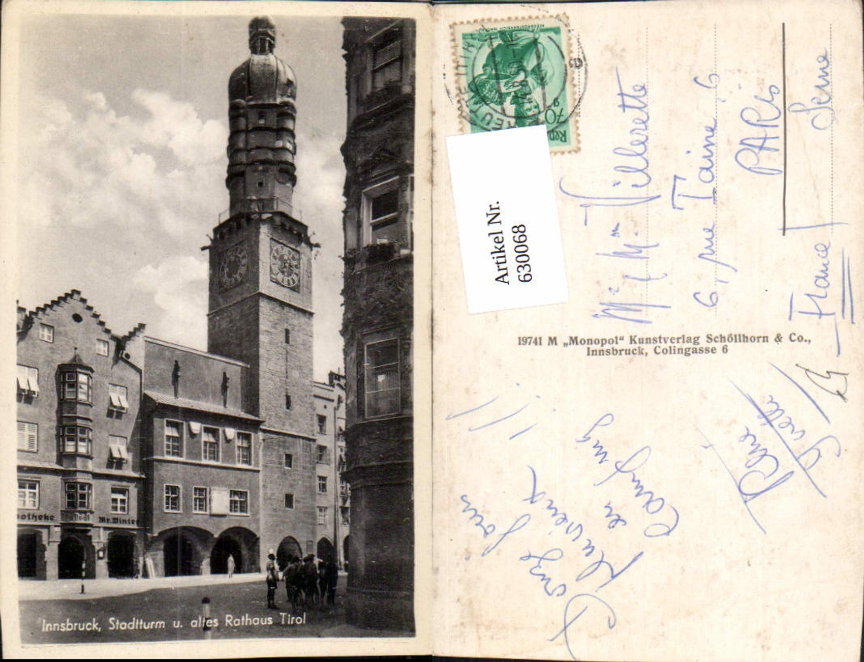 Alte Ansichtskarte – Old Postcard
