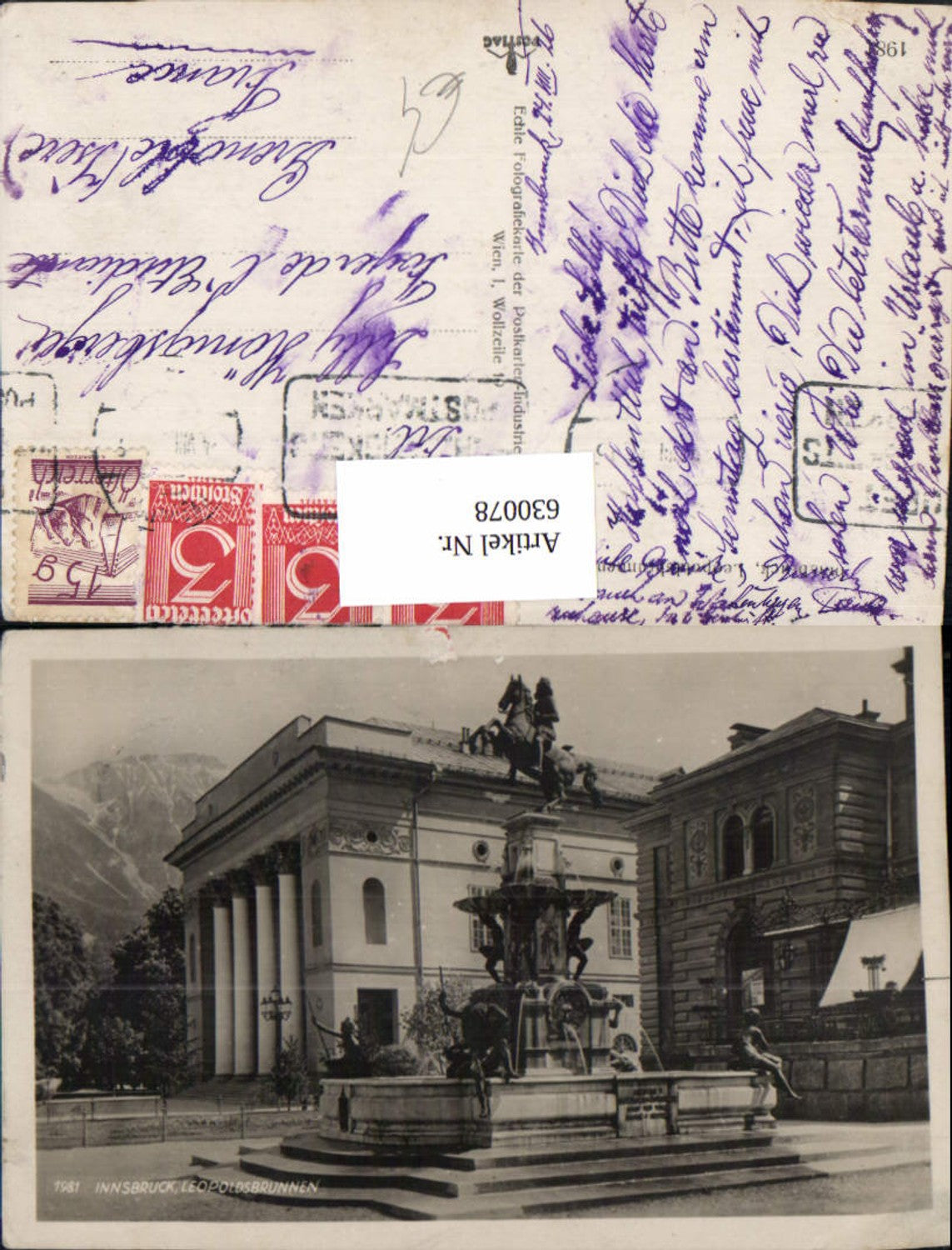 Alte Ansichtskarte – Old Postcard