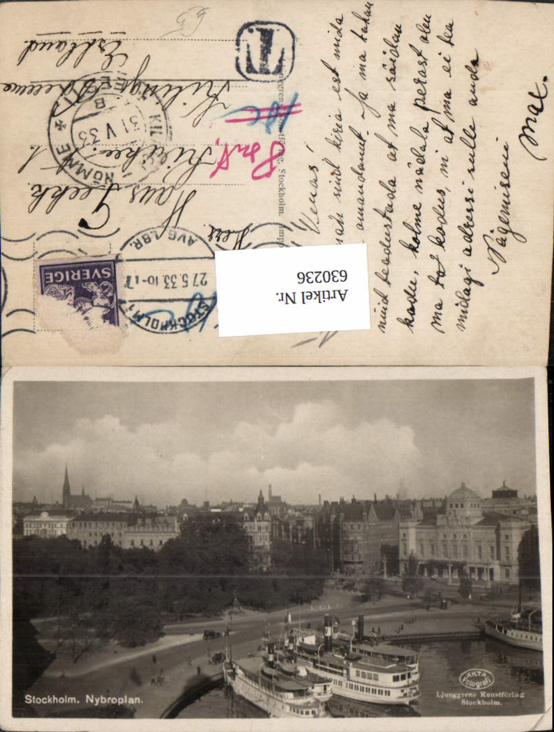 Alte Ansichtskarte – Old Postcard