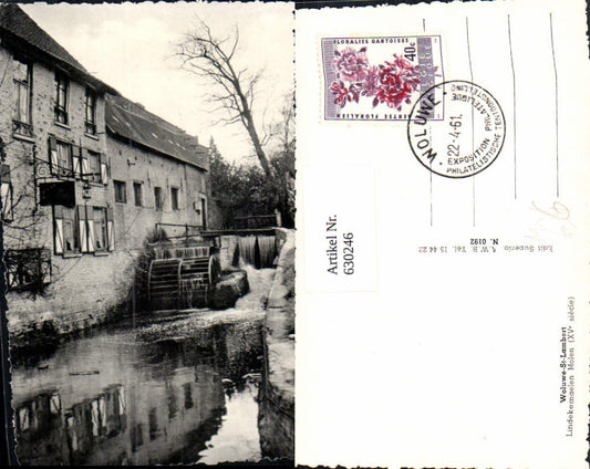 630246,Foto Ak Woluwe-St-Lambert Lindekemaelen Molen Wassermühle Mühle Belgium
