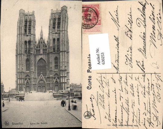 630253,Bruxelles Brüssel Eglise Ste Gudule Kirche Belgium