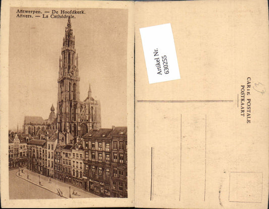 630255,Anvers Antwerpen De Hoofdkerk La Cathedrale Belgium
