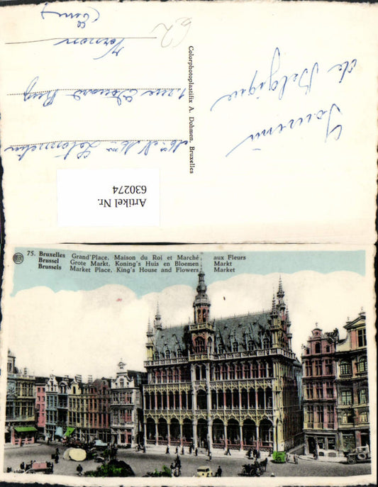 630274,Bruxelles Brüssel Grand Place Grote Markt Belgium
