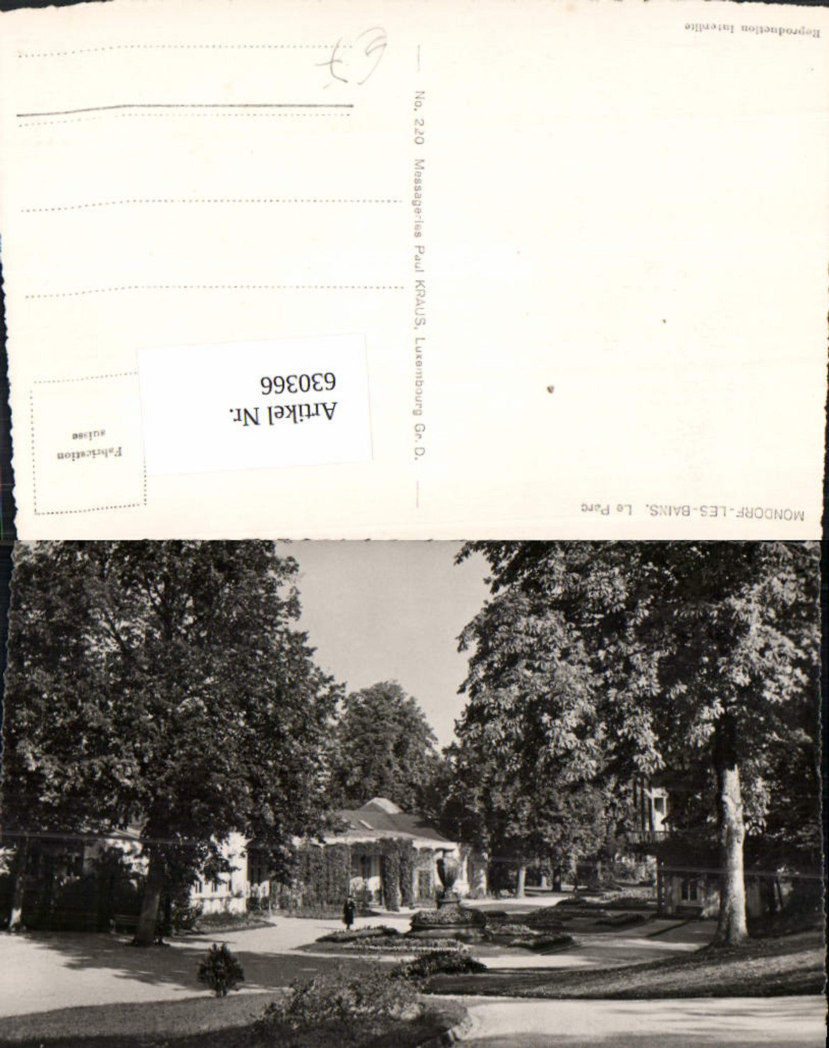 Alte Ansichtskarte – Old Postcard