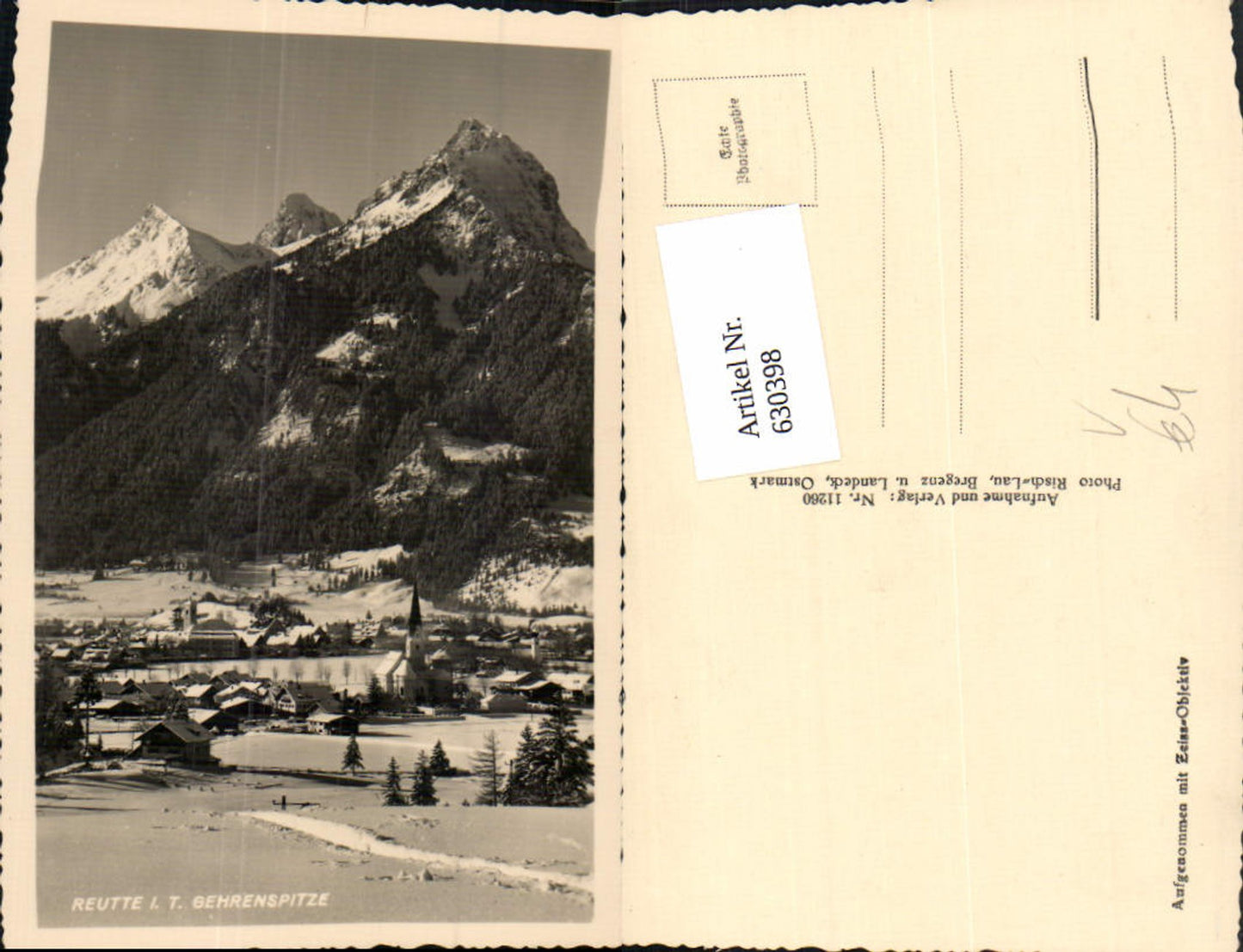 Alte Ansichtskarte – Old Postcard
