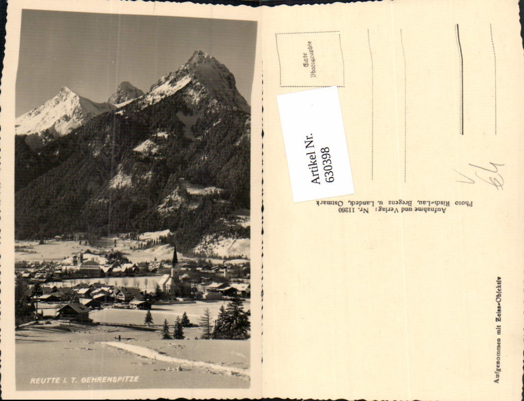 Alte Ansichtskarte – Old Postcard