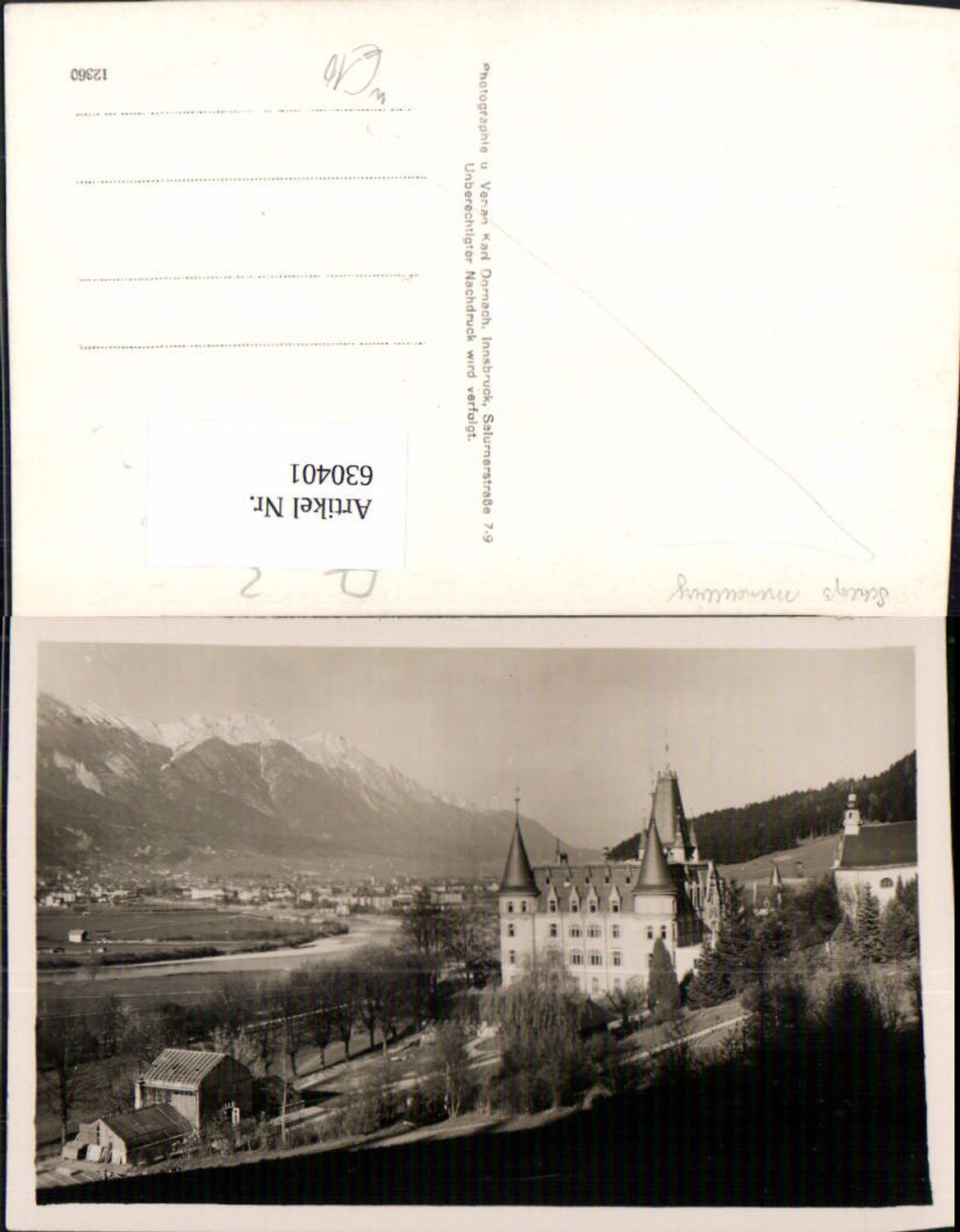 Alte Ansichtskarte – Old Postcard