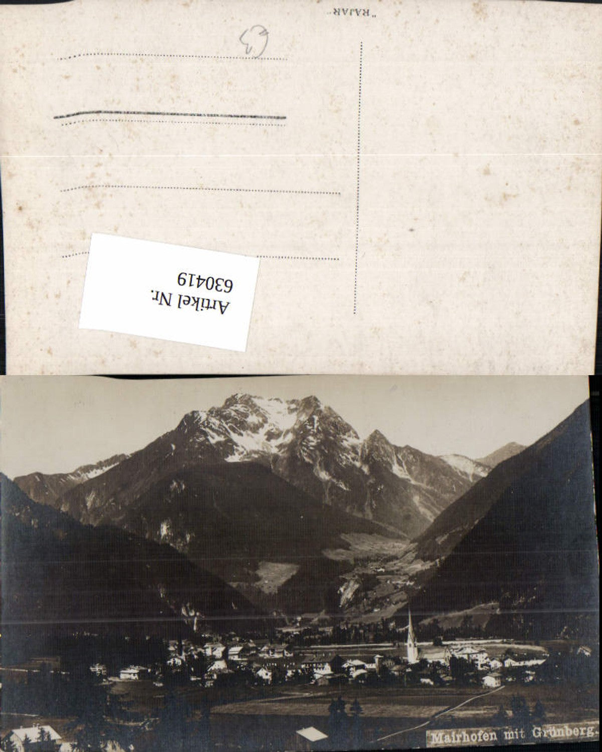 Alte Ansichtskarte – Old Postcard