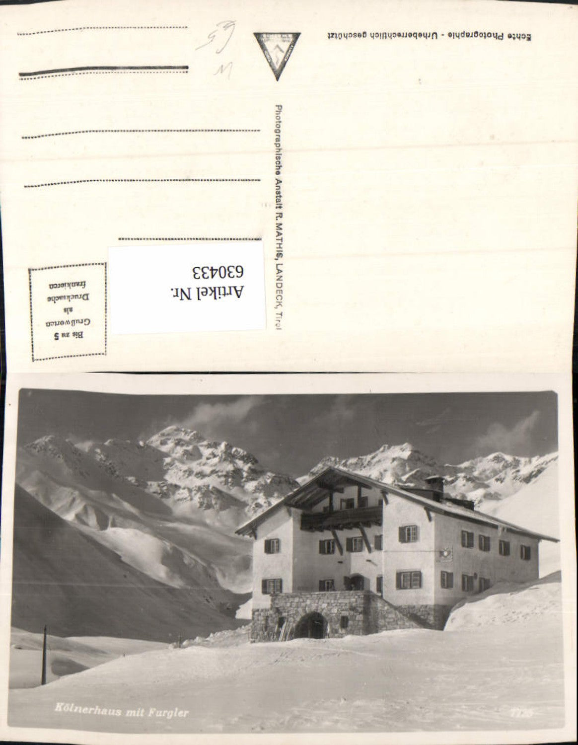 Alte Ansichtskarte – Old Postcard