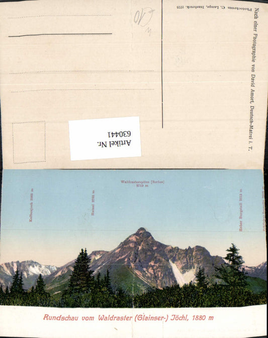 Alte Ansichtskarte – Old Postcard