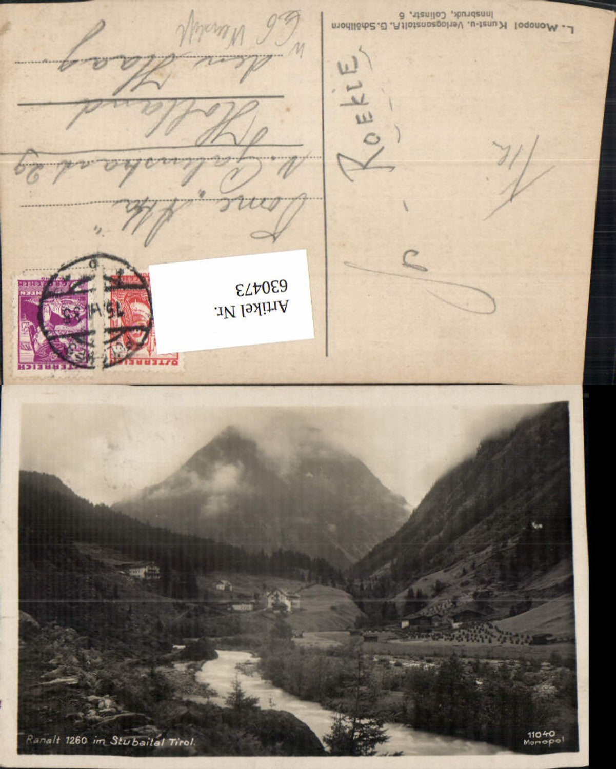 Alte Ansichtskarte – Old Postcard