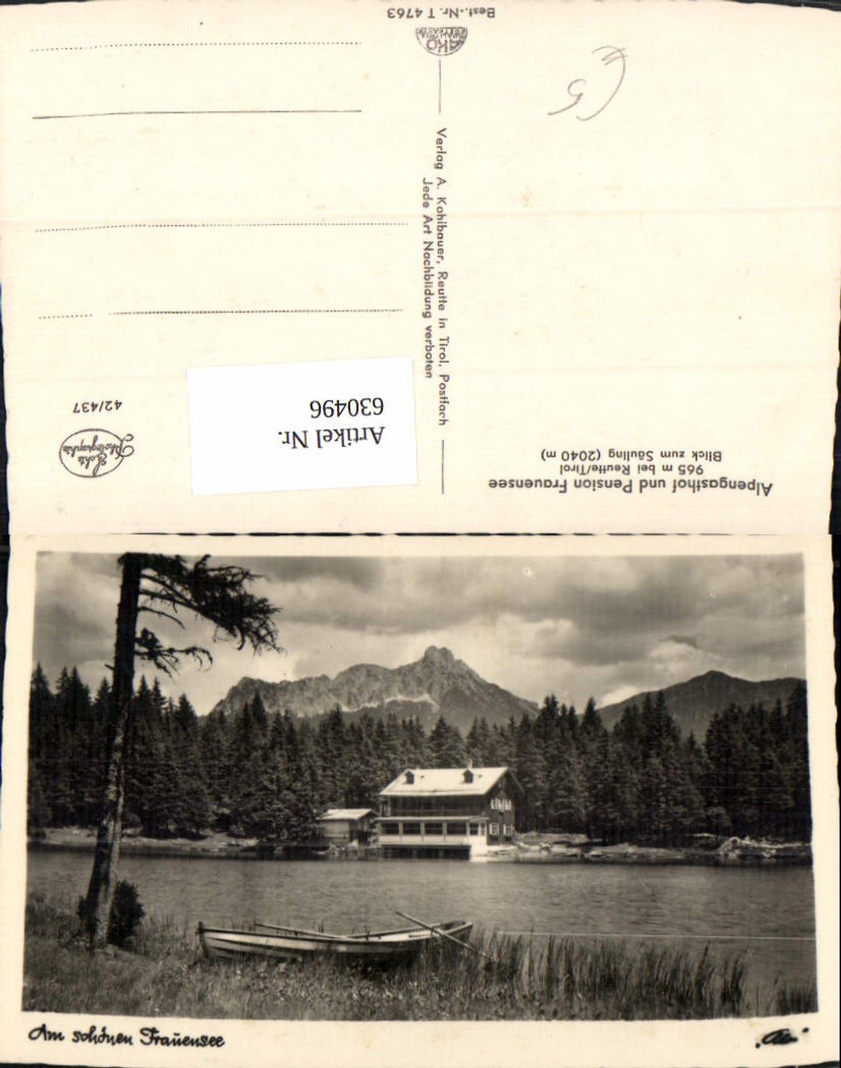 Alte Ansichtskarte – Old Postcard