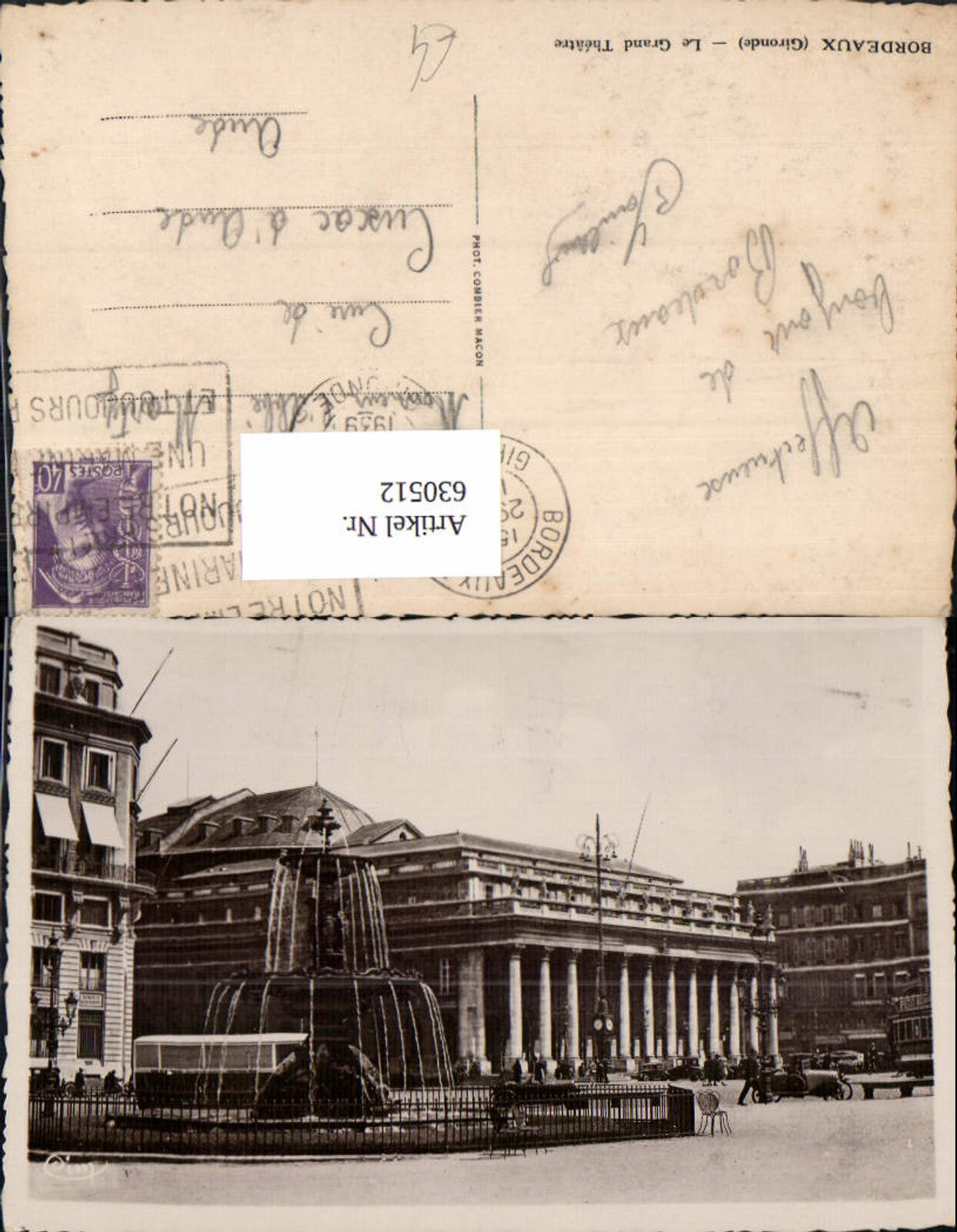 Alte Ansichtskarte – Old Postcard