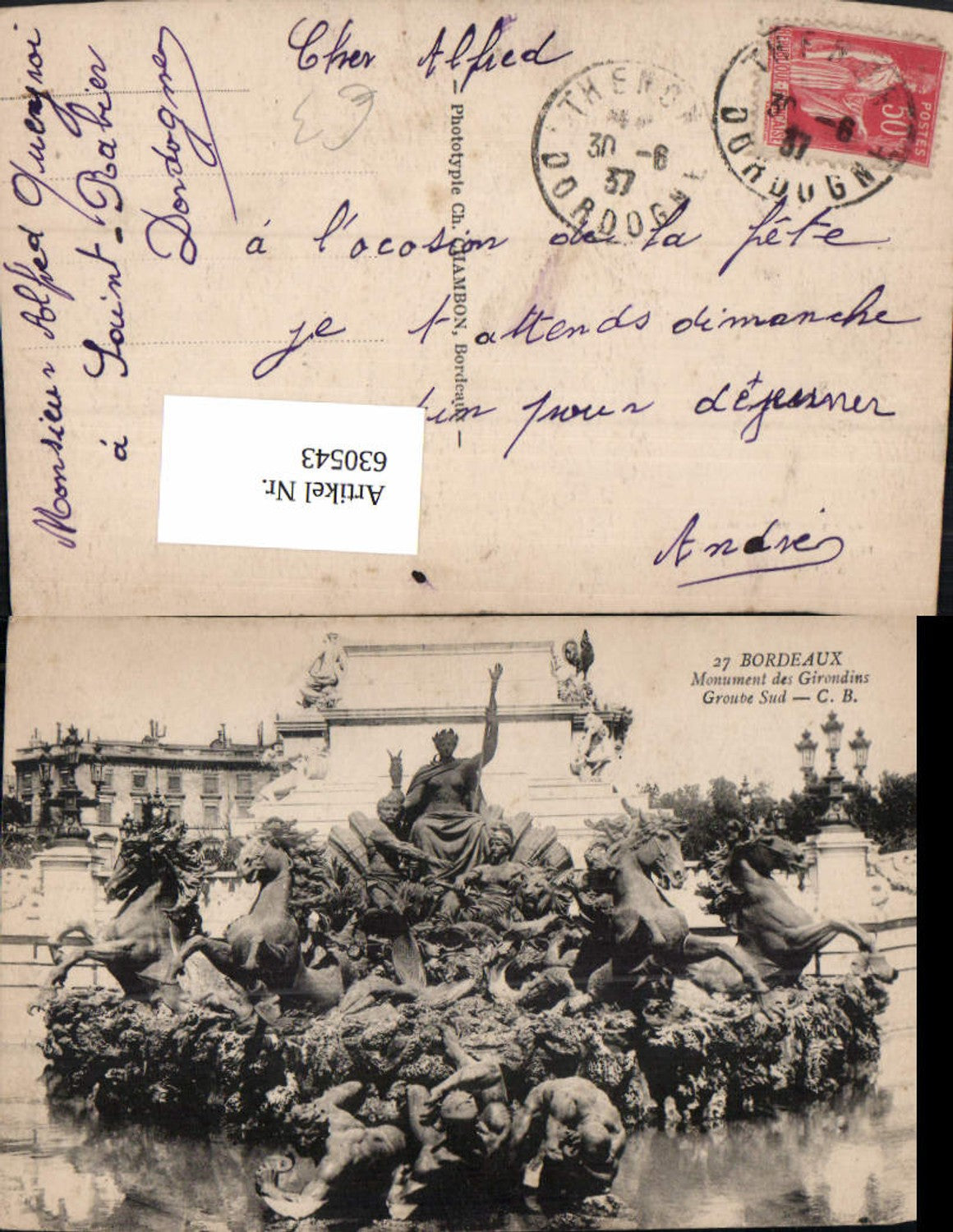 Alte Ansichtskarte – Old Postcard