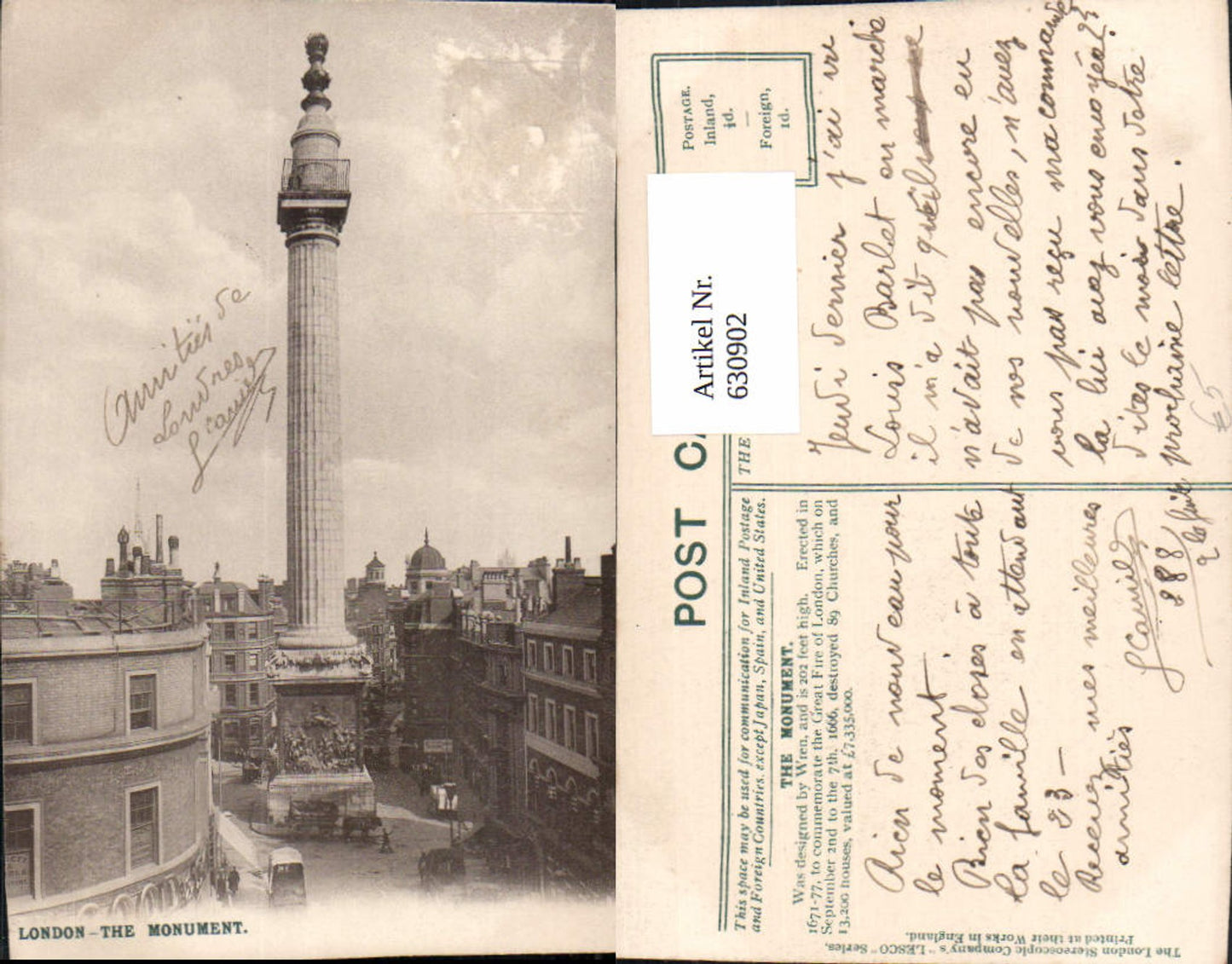 Alte Ansichtskarte – Old Postcard