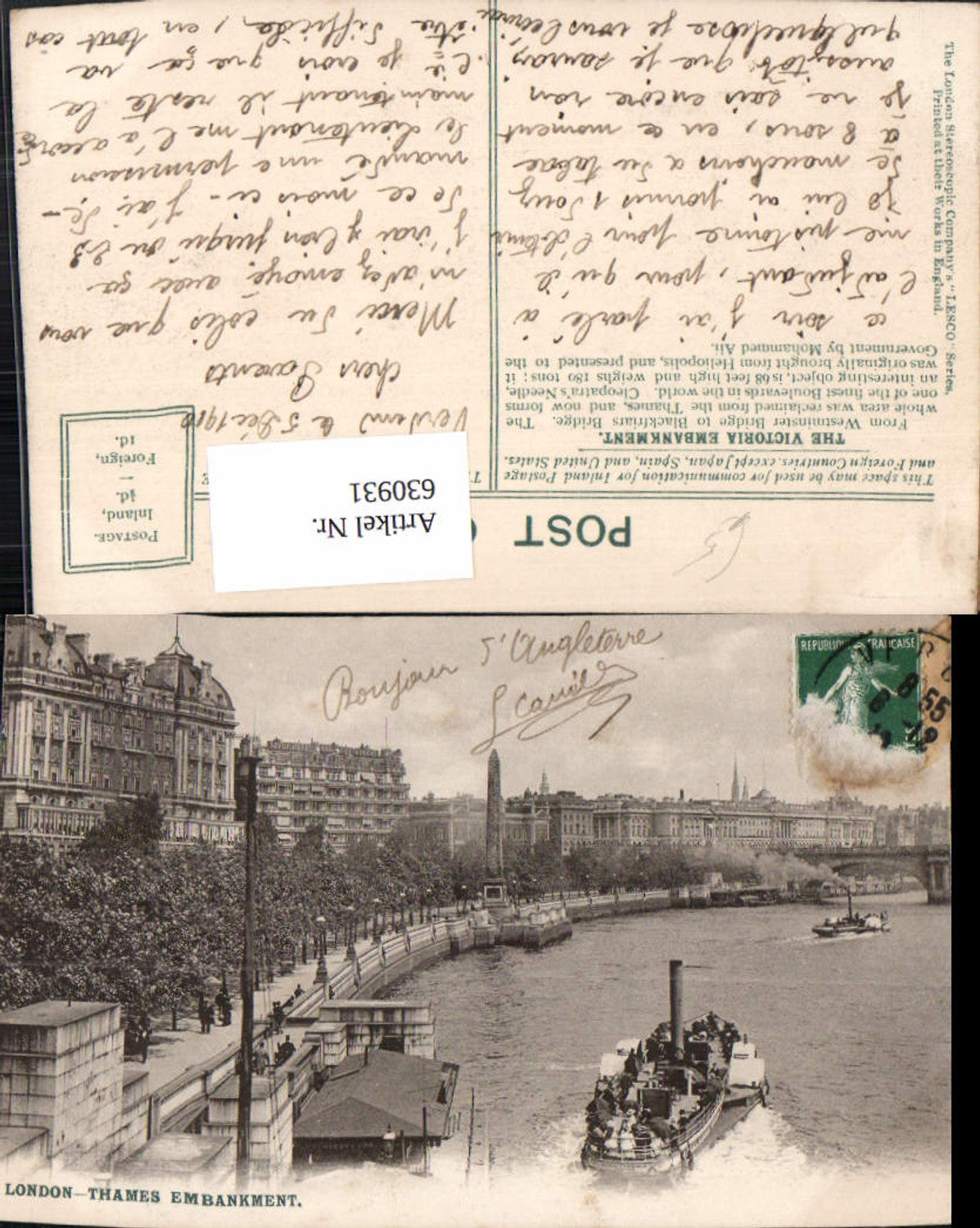 Alte Ansichtskarte – Old Postcard