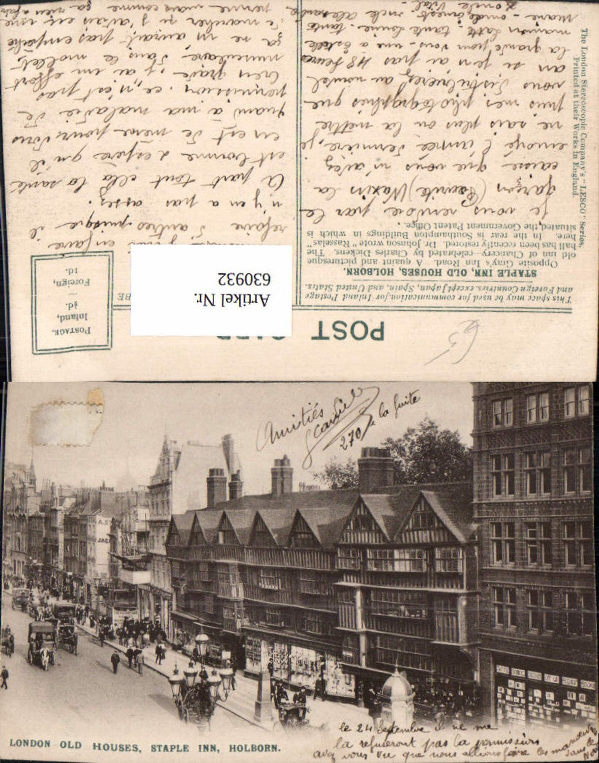 Alte Ansichtskarte – Old Postcard