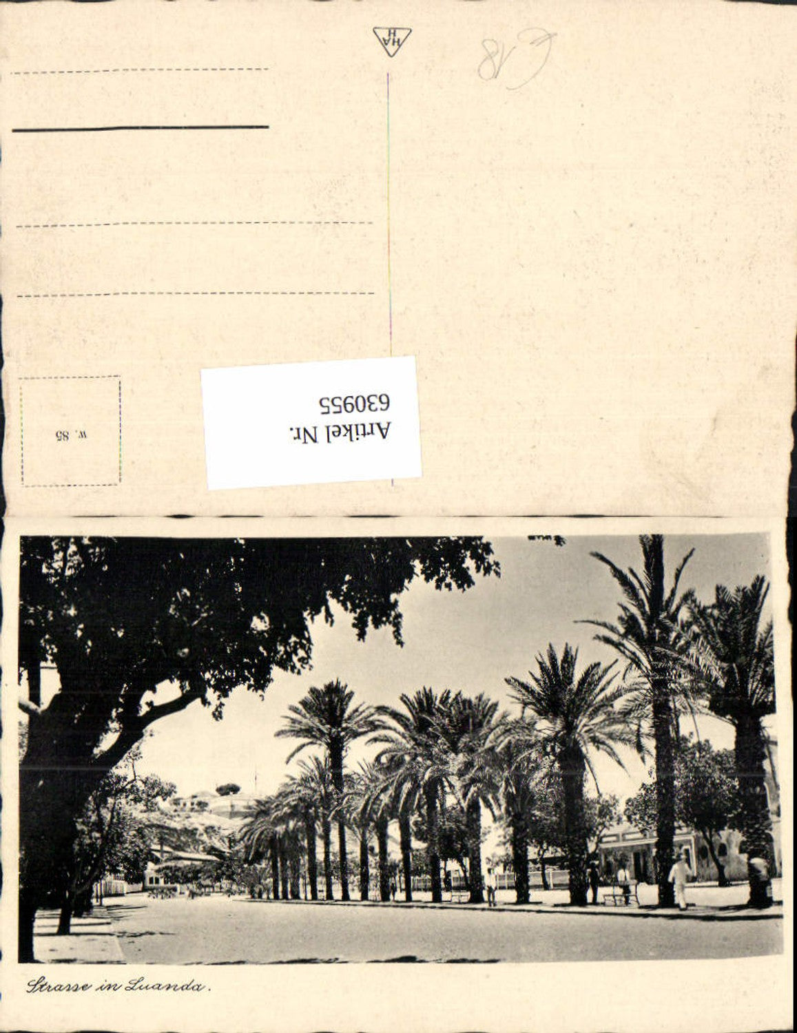 630955,Foto Ak Africa Strasse in Luanda Angola