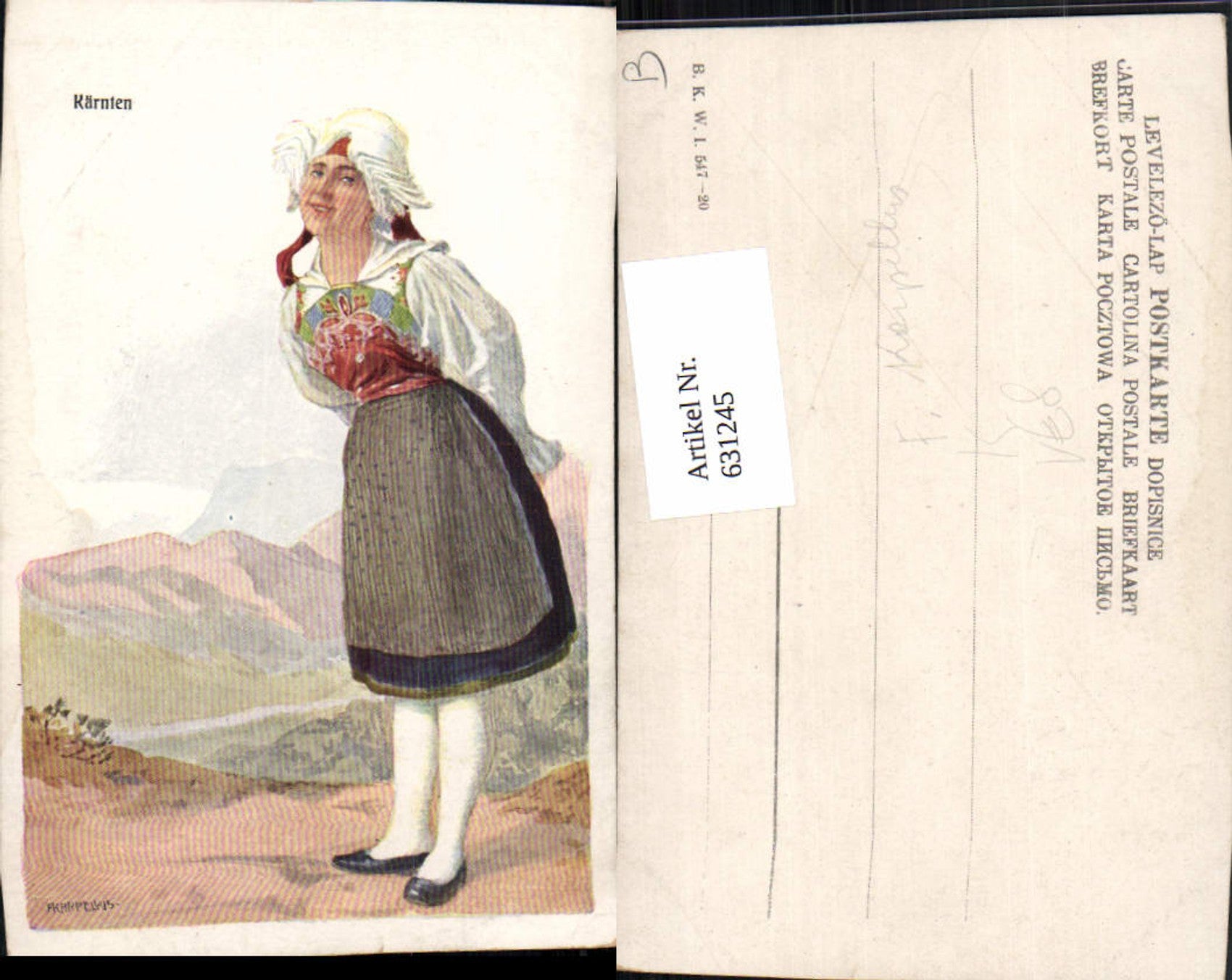 Alte Ansichtskarte – Old Postcard