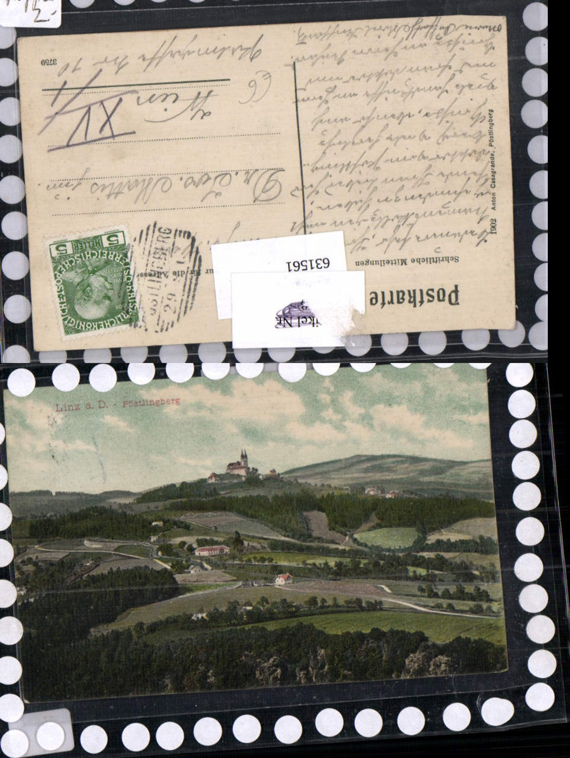 631561,Linz an der Donau Pöstlingberg 1902