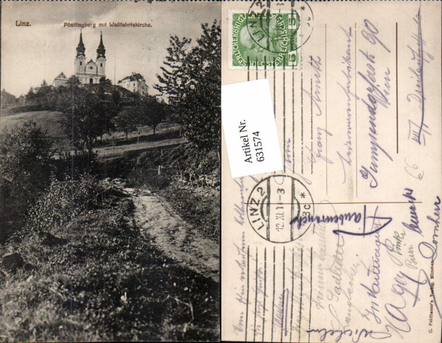 631574,Linz an der Donau Pöstlingberg Wegpartie