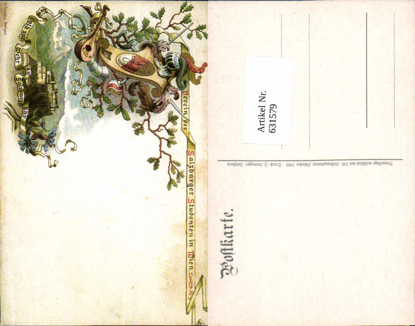 Alte Ansichtskarte – Old Postcard