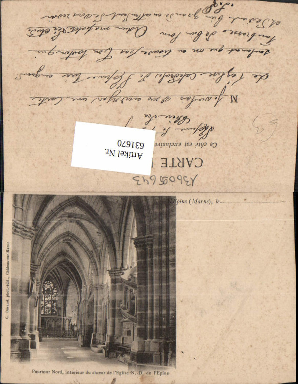 Alte Ansichtskarte – Old Postcard