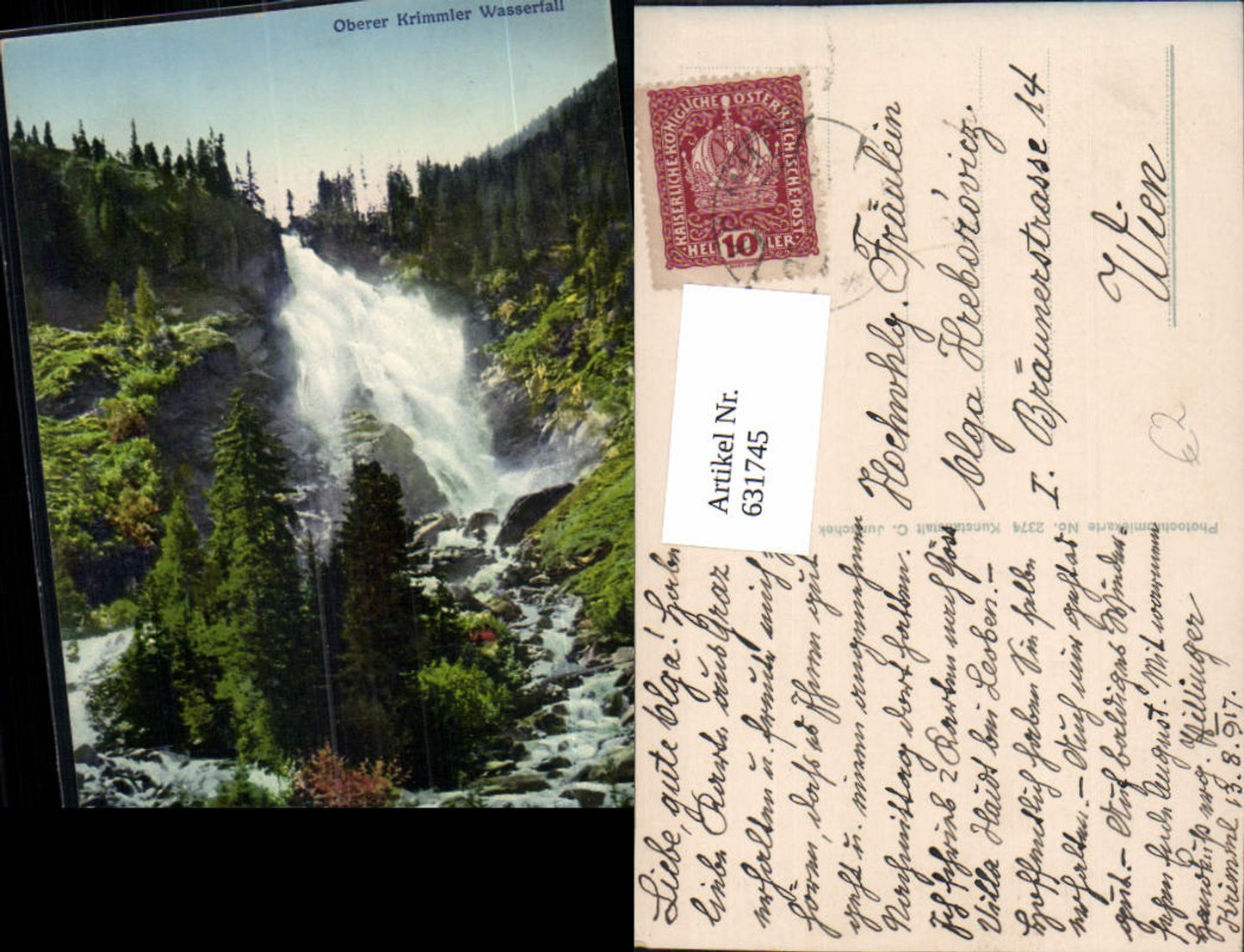 631745,Krimml Oberer Krimmler Wasserfall
