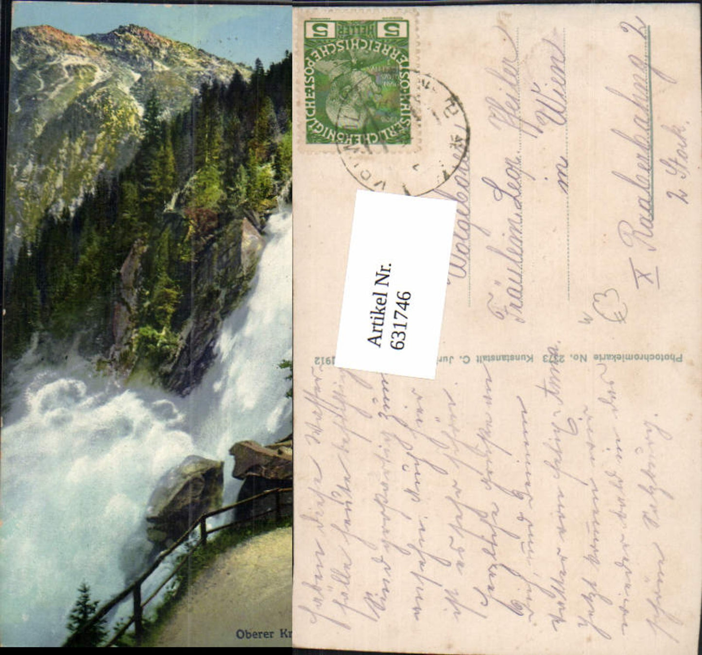 631746,Krimml Oberer Krimmler Wasserfall