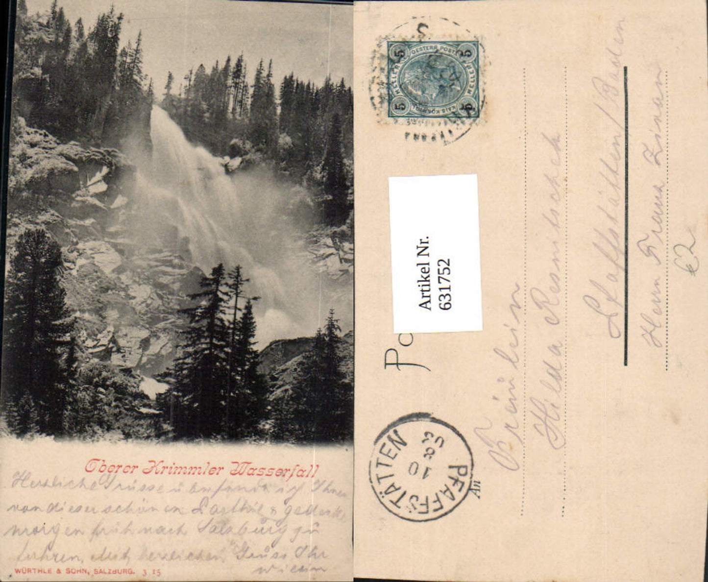 631752,Krimml Oberer Krimmler Wasserfall