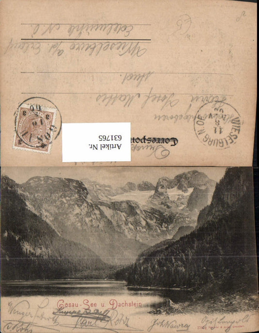 631765,Gosau Gosausee u. Dachstein