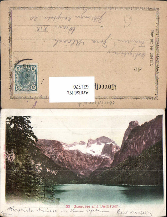 631770,Gosau Gosausee m. Dachstein