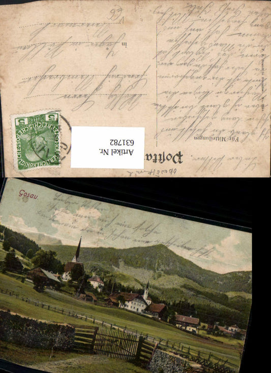 631782,Gosau Ansicht pub F. E. Brandt 3044