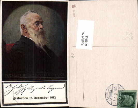 631843,Künstler Ak Luitpold Prinzregent Bayern Adel Monarchie