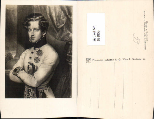 631853,Miniatur v. Daffinger Herzog v. Reichstadt Adel Monarchie